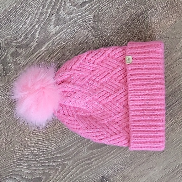 Pink toque winter hat women's hat pink beanie - Picture 1 of 5
